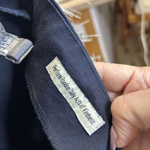 Peace of Cloth Particular black stretch pants, hidden elastic waist, size 10 - Picture 3 of 6